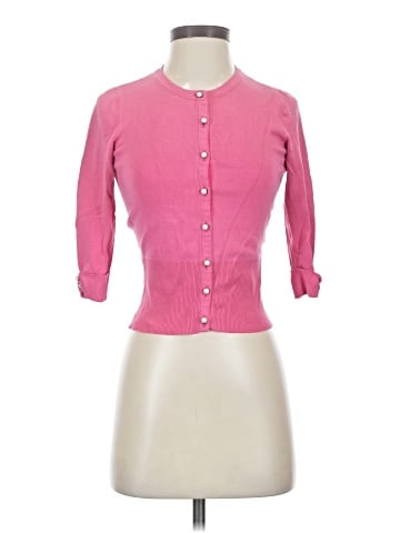 White House Black Market Silk Cardigan (view 1)