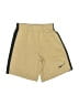 Nike 100% Polyester Color Block Gold Athletic Shorts Size 6 - photo 1