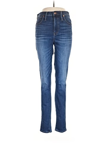 Madewell Tall 10" High-Rise Skinny Jeans in Danny Wash: TENCEL&trade; Denim Edition (view 1)