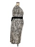 Forever Print Gray White Cocktail Dress Size 2X - photo 5