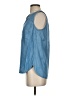 Talbots 100% Tencel Blue Sleeveless Button-Down Shirt Size XS - photo 5