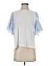 THML Silver Short Sleeve Top Size S - photo 1