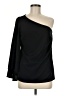 Chico's 100% Polyester Black 3/4 Sleeve Top Size Med (1) - photo 1