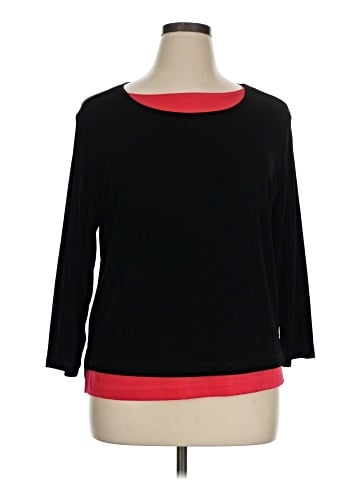 Coldwater Creek 3/4 Sleeve Top (view 1)
