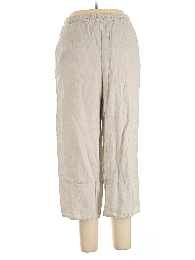 Pre-owned Garnet Hill Casual Pants In Gray