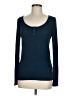 Michael Stars Blue Long Sleeve Henley One size - photo 1
