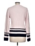 Lizsport Stripes Pink Pullover Sweater Size L - photo 2
