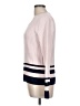 Lizsport Stripes Pink Pullover Sweater Size L - photo 5