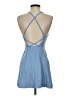 Lulus Solid Blue Casual Dress Size XS - photo 2