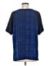 Vince. 100% Silk Blue Short Sleeve Silk Top Size M - photo 2