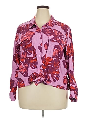 Sofia Jeans by Sofia Vergara Long Sleeve Blouse (view 1)