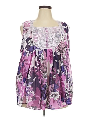 Roaman's Sleeveless Blouse (view 1)