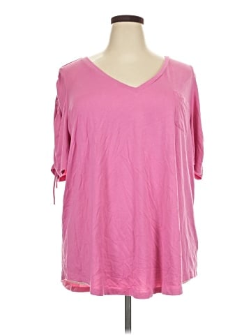 Roaman's 3/4 Sleeve Top (view 1)
