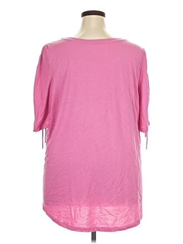 Roaman's 3/4 Sleeve Top (view 2)
