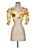 Zara Yellow 3/4 Sleeve Blouse Size S - photo 1