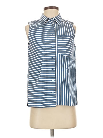 Lafayette 148 New York Sleeveless Button-Down Shirt (view 1)