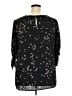 CeCe Stars Black 3/4 Sleeve Blouse Size 3X - photo 2