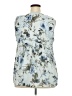 Roaman's 100% Polyester Blue Sleeveless Blouse Size 24W - photo 2