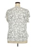 Orvis Silver Short Sleeve Blouse Size XXL - photo 2