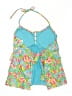 Catalina Floral Green Swimsuit Top Size 12 - 14 - photo 2