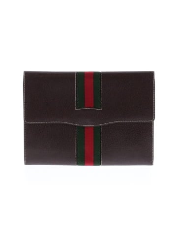 Gucci Vintage Leather Web Stripe Clutch (view 1)