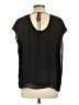 a.n.a. A New Approach 100% Polyester Black Short Sleeve Top Size L - photo 2