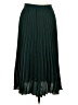 Max Studio 100% Polyester Solid Green Formal Skirt Size L - photo 1