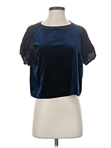 Zara W&B Collection Short Sleeve Top (view 1)