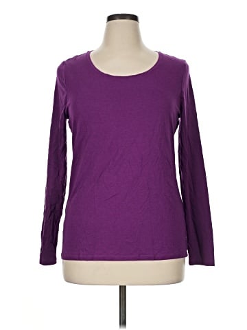 Ann Taylor Long Sleeve T-Shirt (view 1)