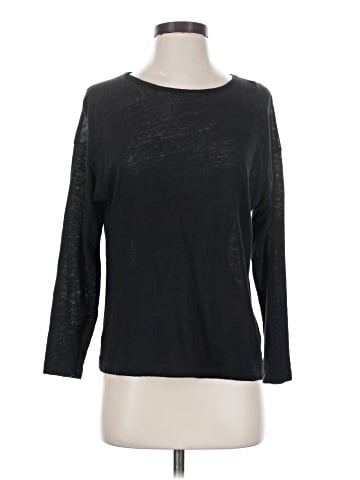 Zara W&B Collection 3/4 Sleeve T-Shirt (view 1)