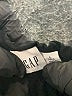 Gap 100% Rayon Solid Black Jumpsuit Size L (tall) - photo 4