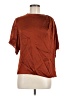 Vince. Brown Short Sleeve Blouse Size M - photo 1