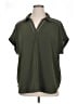 Timeson 100% Polyester Green Short Sleeve Blouse Size XXL - photo 1