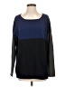Vince. Color Block Blue Pullover Sweater Size S - photo 1