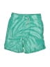 Hanna Andersson 100% Cotton Tie-dye Green Board Shorts Size 5 - photo 1