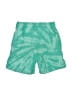 Hanna Andersson 100% Cotton Tie-dye Green Board Shorts Size 5 - photo 2