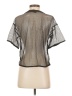 GAëLLE Paris 100% Polymide Silver Short Sleeve Top Size 0 - photo 2