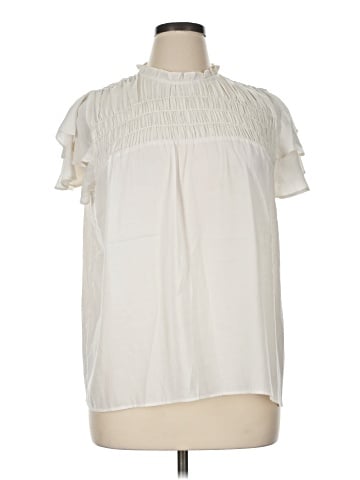 Ann Taylor Short Sleeve Blouse (view 1)