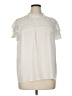 Ann Taylor 100% Polyester Ivory Short Sleeve Blouse Size XL - photo 1