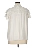 Ann Taylor 100% Polyester Ivory Short Sleeve Blouse Size XL - photo 2