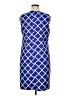 Alyx Graphic Blue Casual Dress Size 16 - photo 2