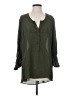 Moa Moa 100% Polyester Green Long Sleeve Blouse Size XL - photo 1