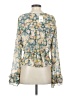 Free People 100% Polyester Teal 3/4 Sleeve Blouse Size S - photo 2