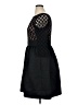Eliza J 100% Polyester Argyle Black Cocktail Dress Size 14 - photo 5