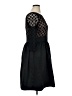 Eliza J 100% Polyester Argyle Black Cocktail Dress Size 14 - photo 4