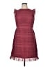 J.Crew 100% Polyester Burgundy Cocktail Dress Size 14 - photo 1