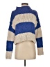 Free People Color Block Blue Pullover Sweater Size XS - photo 1