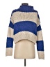 Free People Color Block Blue Pullover Sweater Size XS - photo 2