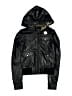 Obey 100% Polyester Leopard Print Black Jacket Size XXS - photo 1