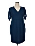 DKNY Blue Cocktail Dress Size 16 - photo 1